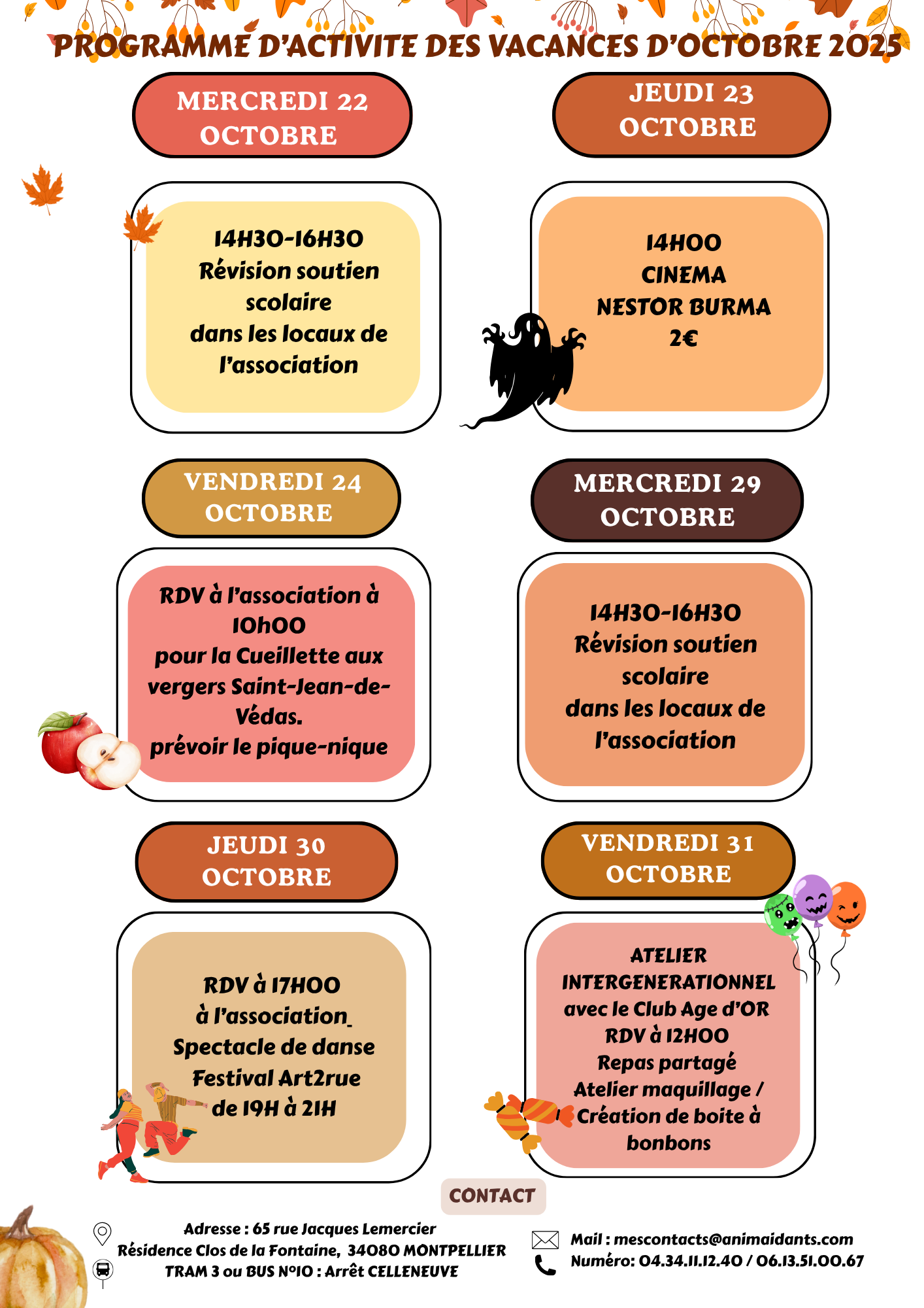 programme vacances de la Toussaint 2025-site programme vacances de la Toussaint 2025-site
